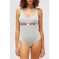Body en coton gris Moschino