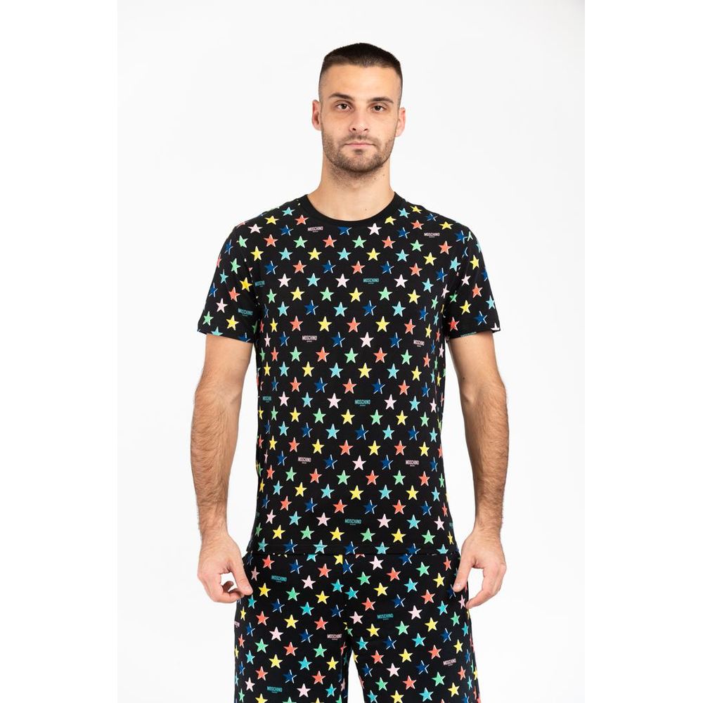 T-Shirt Moschino in cotone nero