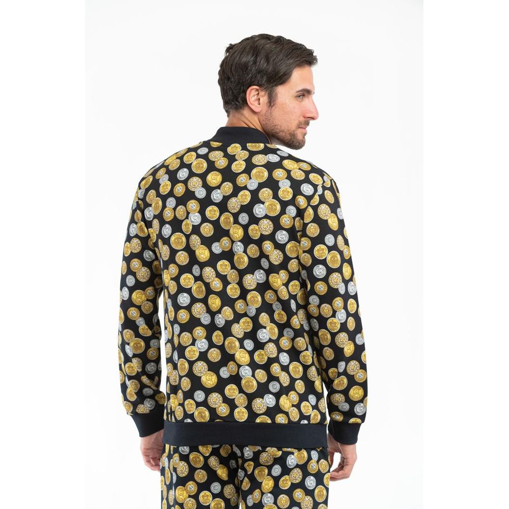 Felpa in cotone nero Moschino