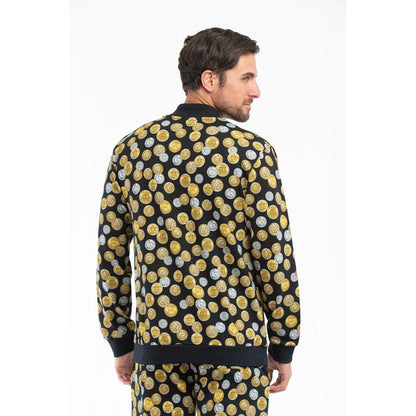 Felpa in cotone nero Moschino