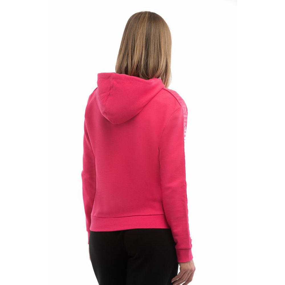 Moschino Felpa in cotone fucsia