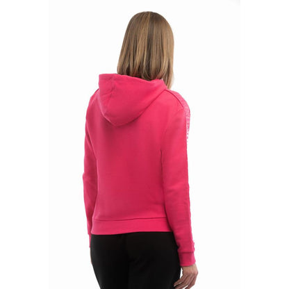 Moschino Felpa in cotone fucsia