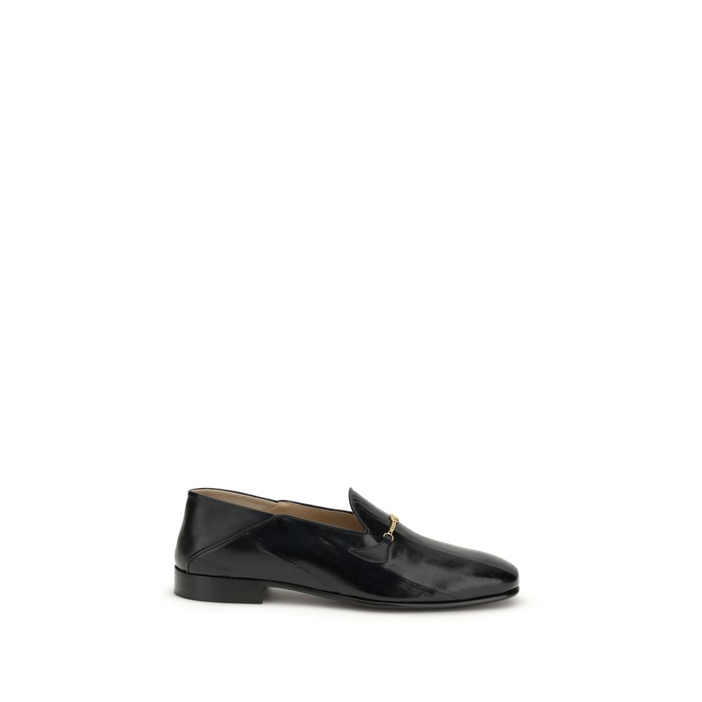 Mocassins à enfiler Valentino Garavani Bos Taurus en cuir de veau noir