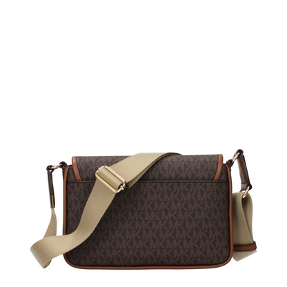 Sac bandoulière Michael Kors en tissu marron