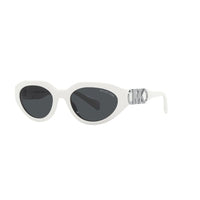Occhiali da sole Michael Kors in acetato bianco