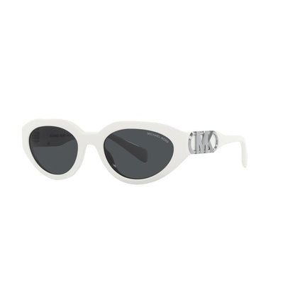 Occhiali da sole Michael Kors in acetato bianco