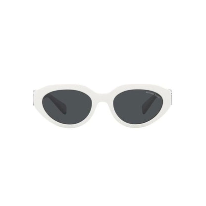 Occhiali da sole Michael Kors in acetato bianco