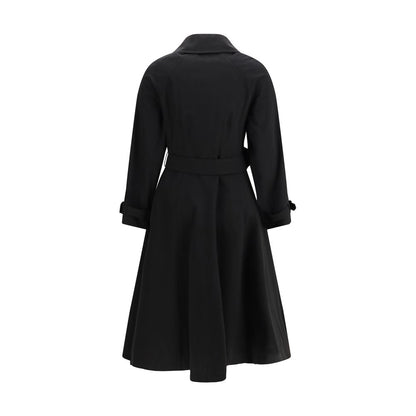 Trench in cotone nero Burberry