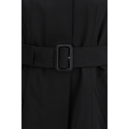 Trench in cotone nero Burberry