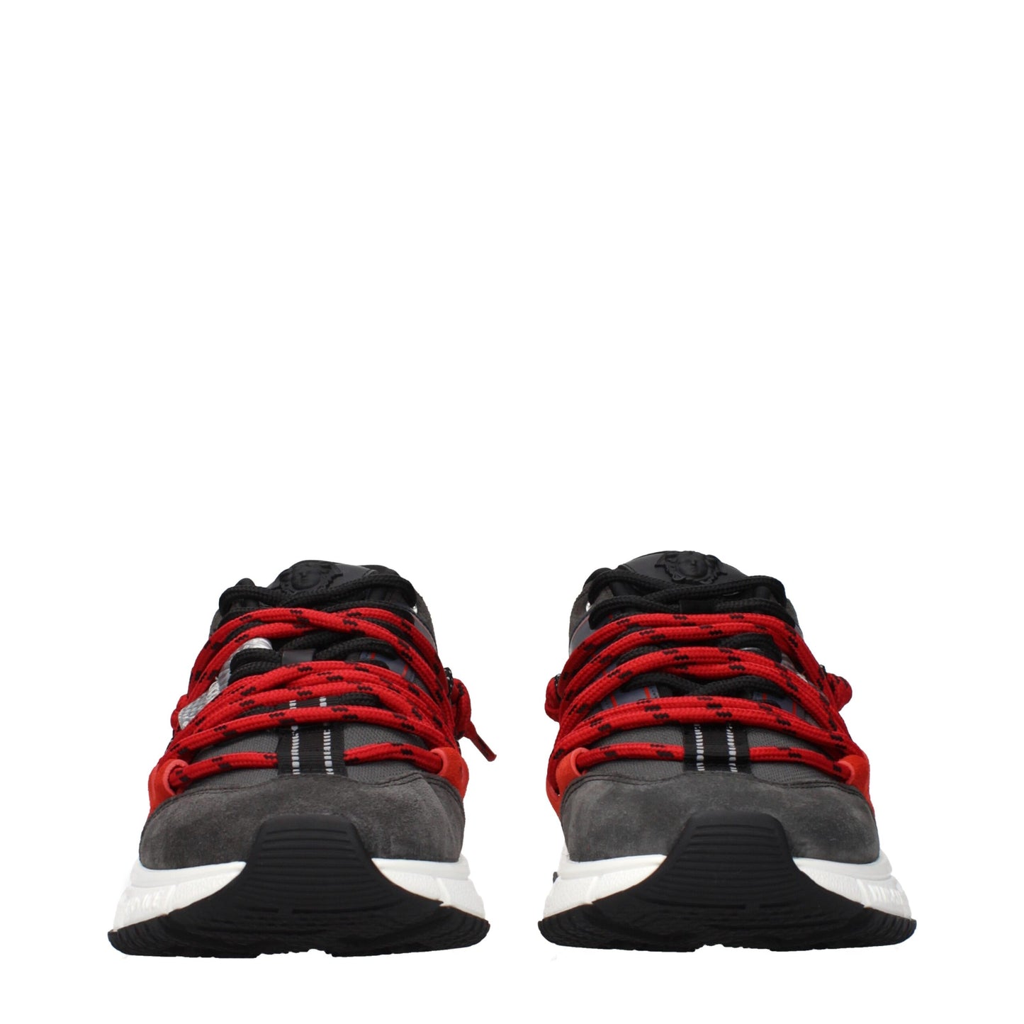 Sneakers Chunky Versace in Pelle Grigia