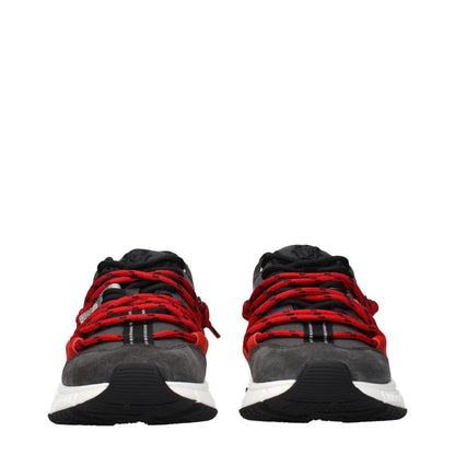 Sneakers Chunky Versace in Pelle Grigia