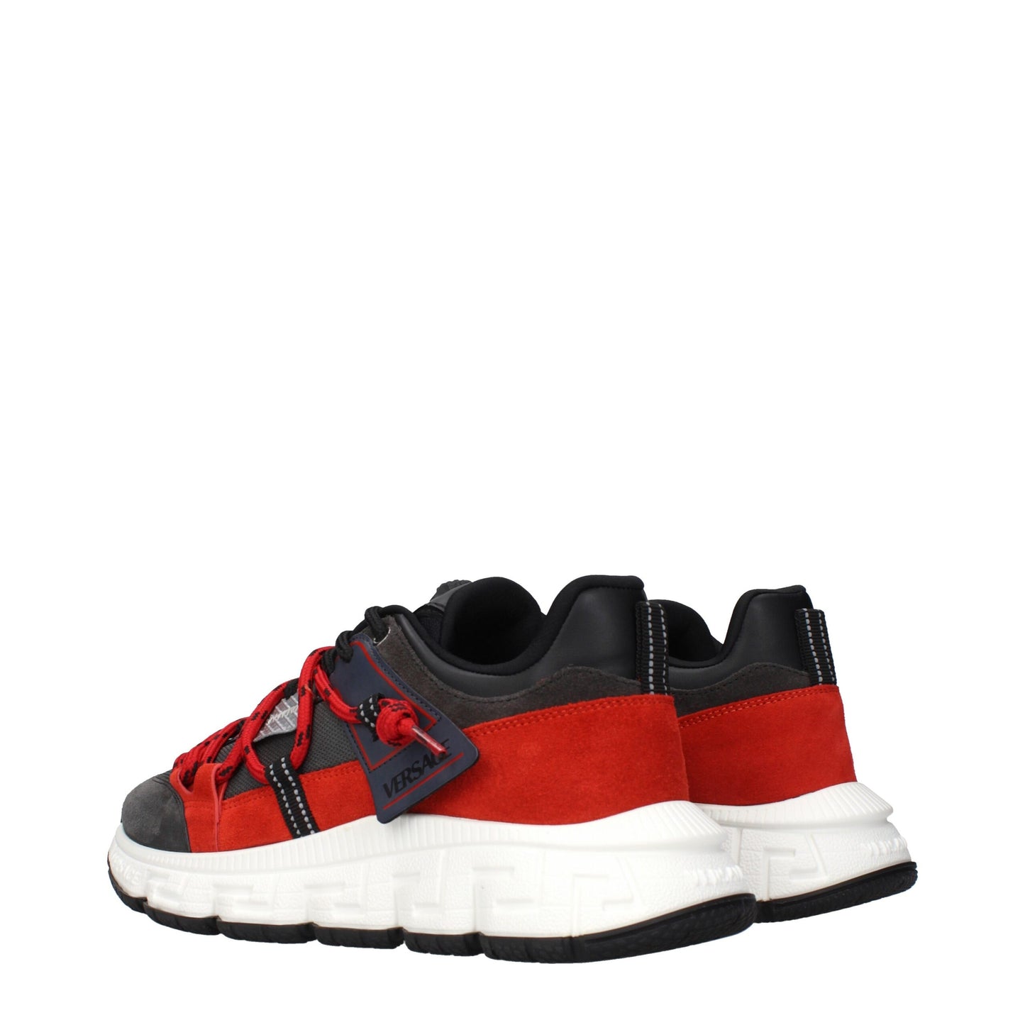 Sneakers Chunky Versace in Pelle Grigia