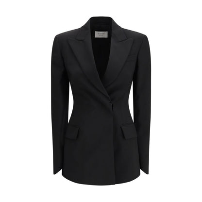 Blazer in lana in pile nero Max Mara