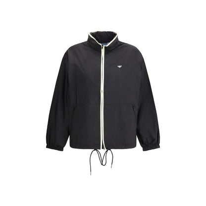 Veste Shell en Polyamide Noir Prada
