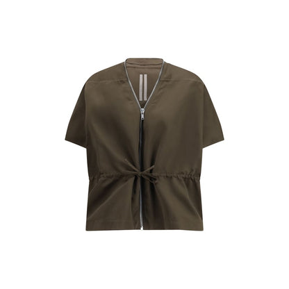 Blouson en polyester marron Rick Owens