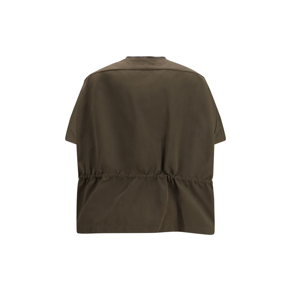 Blouson en polyester marron Rick Owens