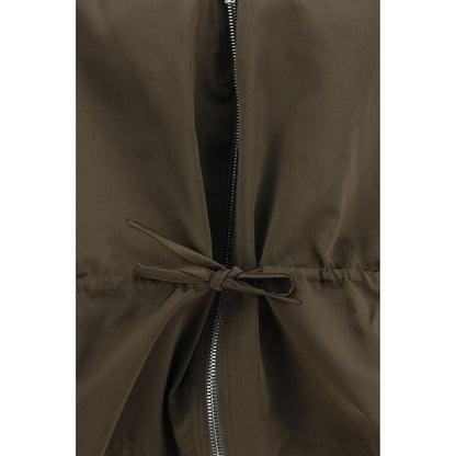Blouson en polyester marron Rick Owens