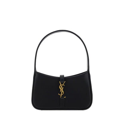 Sac bandoulière Saint Laurent en cuir de veau noir Bos Taurus