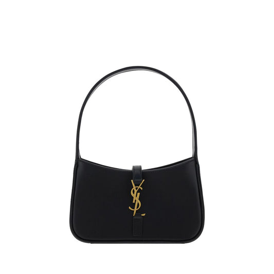 Borsa a tracolla Saint Laurent in pelle di vitello nera Bos Taurus