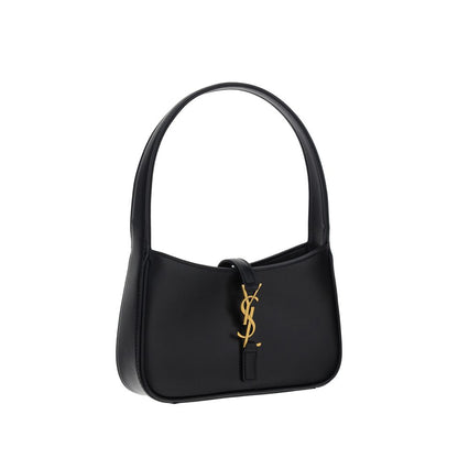 Sac bandoulière Saint Laurent en cuir de veau noir Bos Taurus
