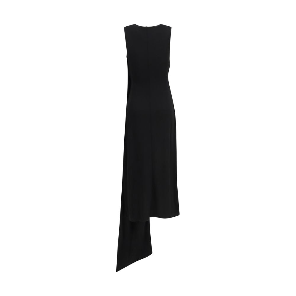 Abito casual Ami Paris nero in viscosa