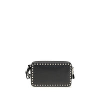 Sac bandoulière Valentino Garavani Bos Taurus en cuir de veau noir