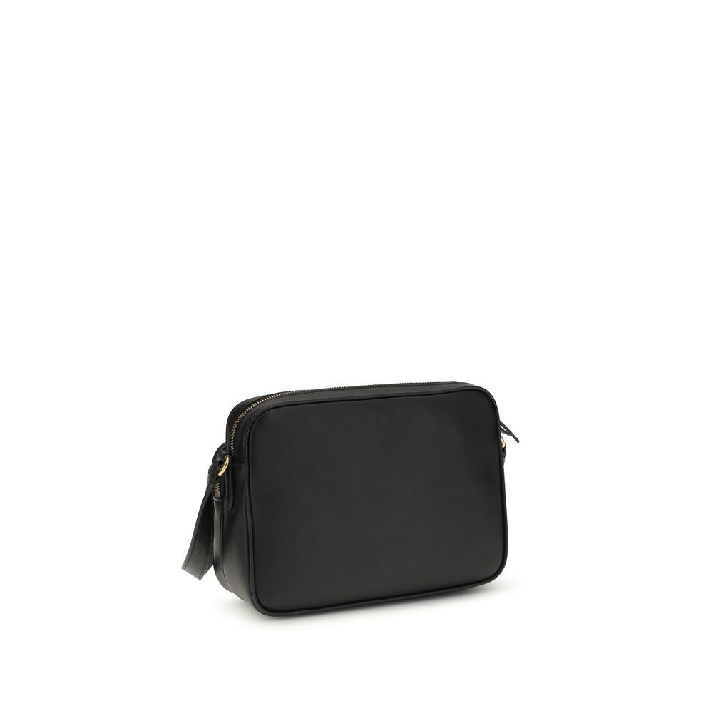 Sac bandoulière Valentino Garavani Bos Taurus en cuir de veau noir