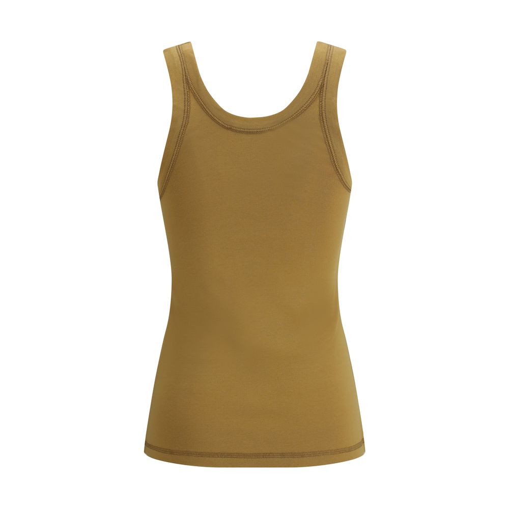 Canottiere Lemaire in cotone marrone
