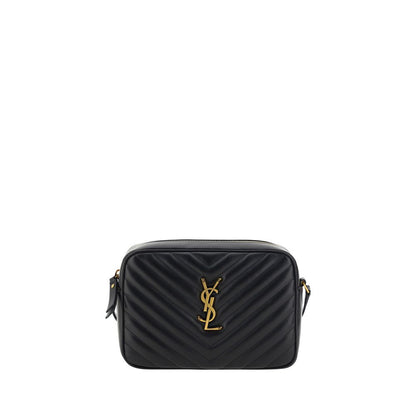 Borsa a tracolla Saint Laurent in pelle di vitello nera Bos Taurus