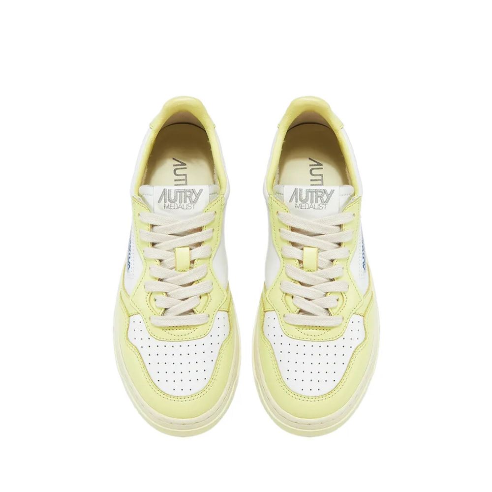 Autry Sneakers basse in pelle bianche