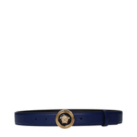 Cintura Versace in pelle blu
