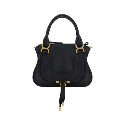 Borsa a tracolla Chloé Bos Taurus in pelle di vitello nera