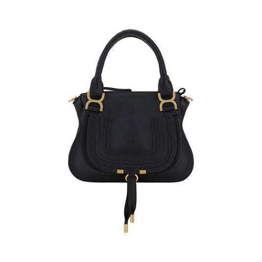 Borsa a tracolla Chloé Bos Taurus in pelle di vitello nera