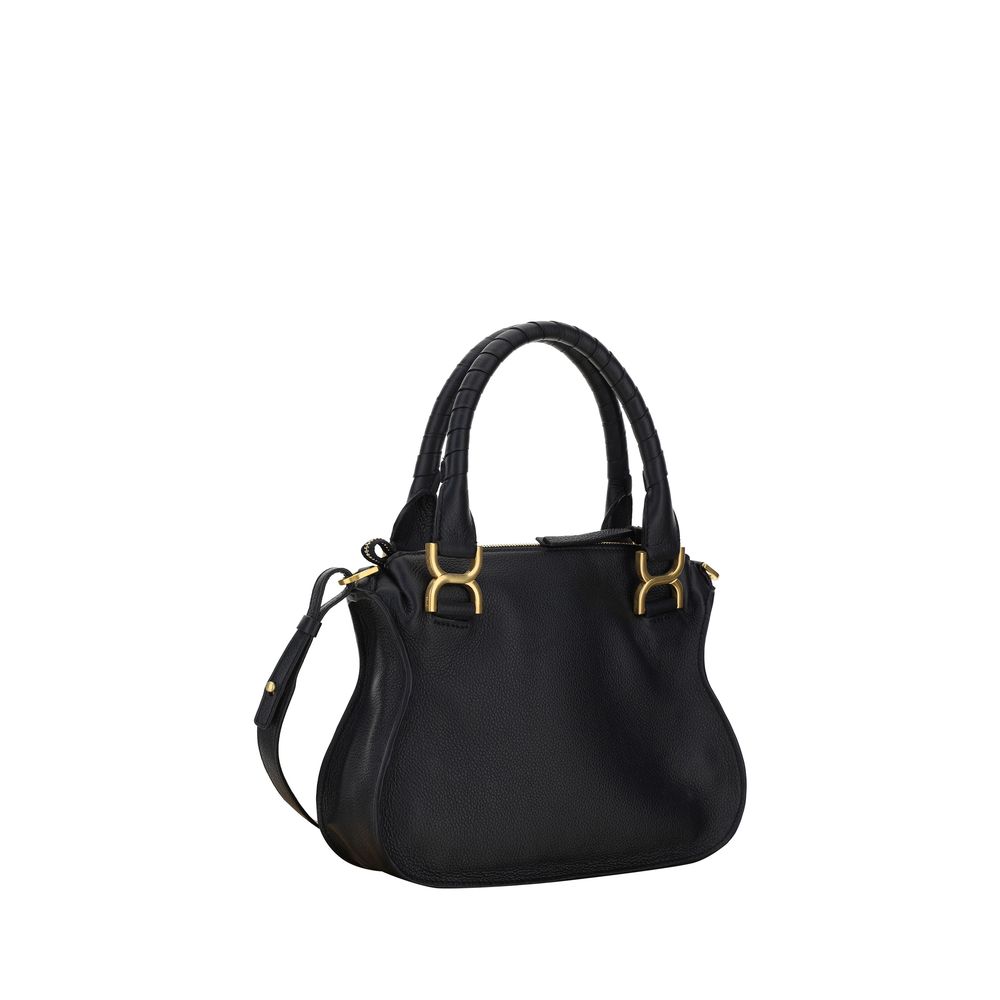 Borsa a tracolla Chloé Bos Taurus in pelle di vitello nera