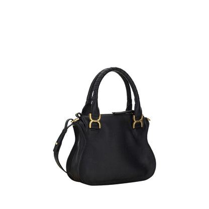 Borsa a tracolla Chloé Bos Taurus in pelle di vitello nera