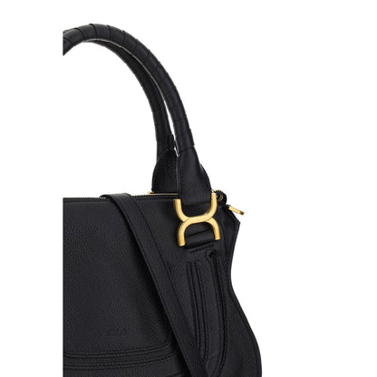Borsa a tracolla Chloé Bos Taurus in pelle di vitello nera