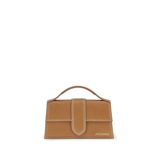 Borsa Jacquemus in pelle di vitello marrone Bos Taurus