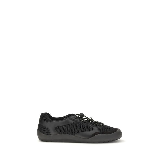 Sneakers atletiche Prada nere in poliestere