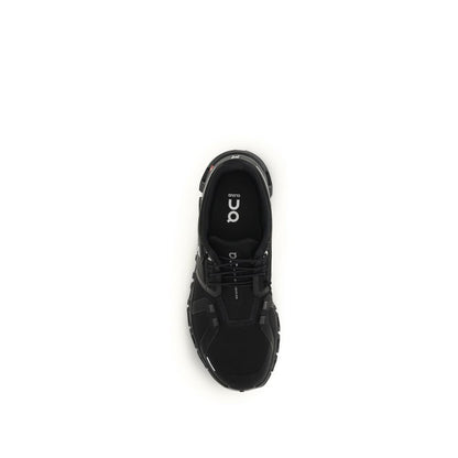 Baskets de sport ON en polyester recyclé noir