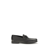 Mocassini slip-on Bos Taurus in pelle di vitello nera Ferragamo