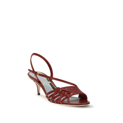 Sandali Valentino Garavani in pelle di capra multicolore con cinturino