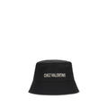 Valentino Garavani Cappello a Secchiello in Cotone Nero