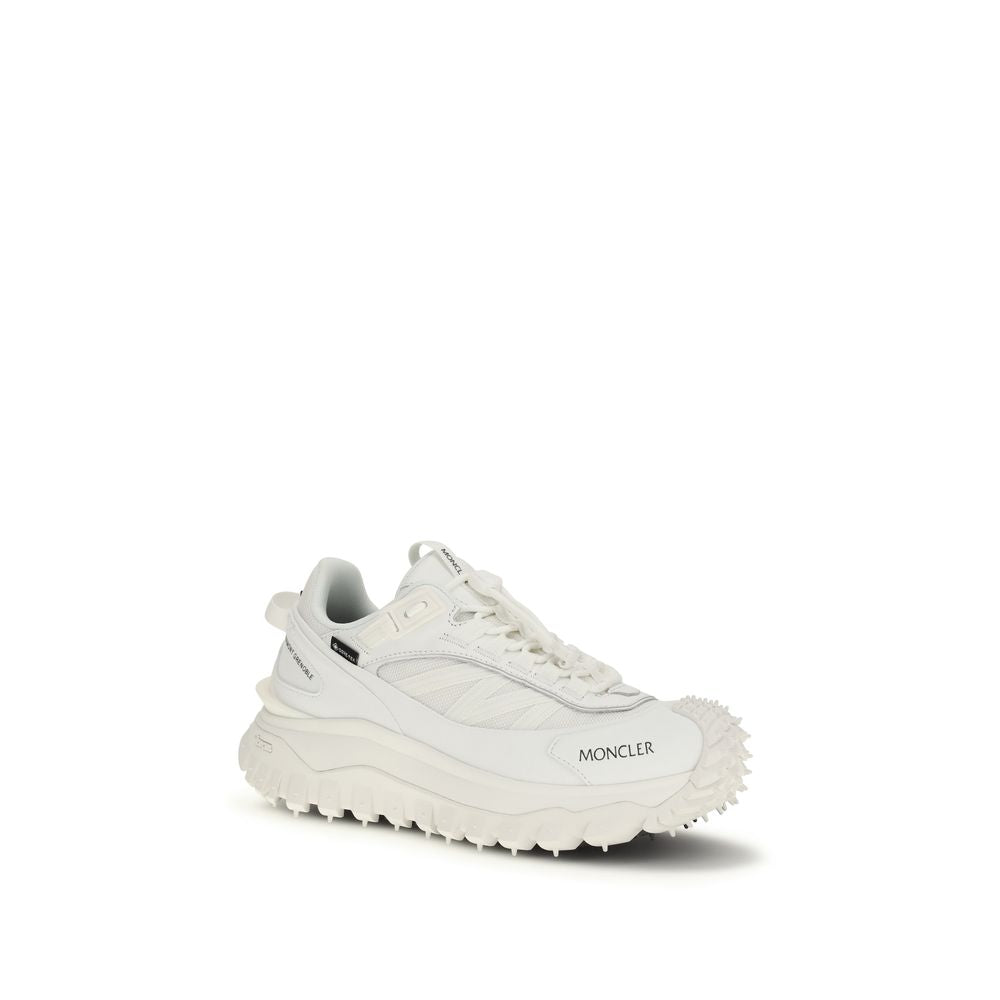 Baskets athlétiques Moncler en polyamide blanc