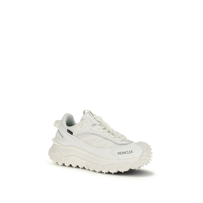 Baskets athlétiques Moncler en polyamide blanc