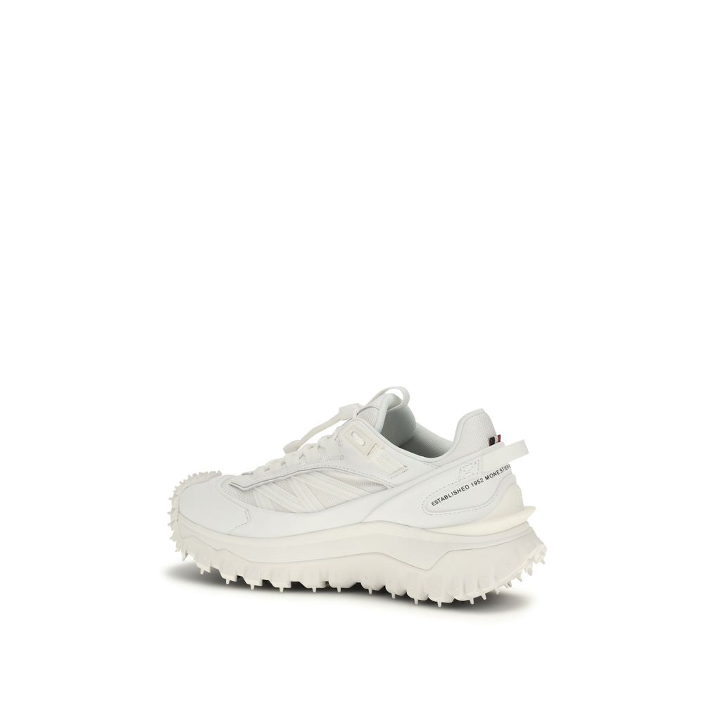 Baskets athlétiques Moncler en polyamide blanc
