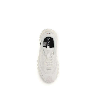 Baskets athlétiques Moncler en polyamide blanc