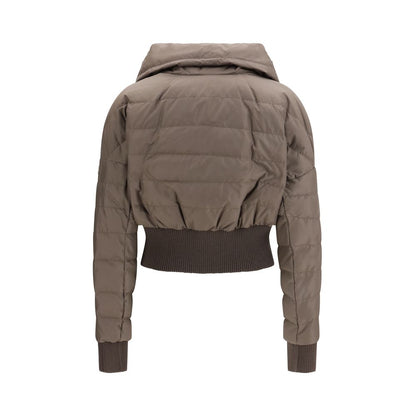 Cappotto in poliestere marrone Moncler x Rick Owens