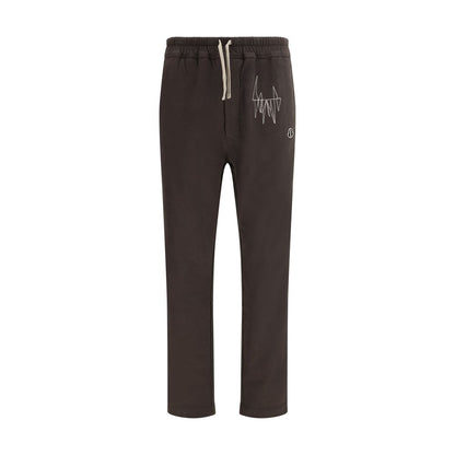 Pantalon de survêtement Moncler x Rick Owens en coton marron