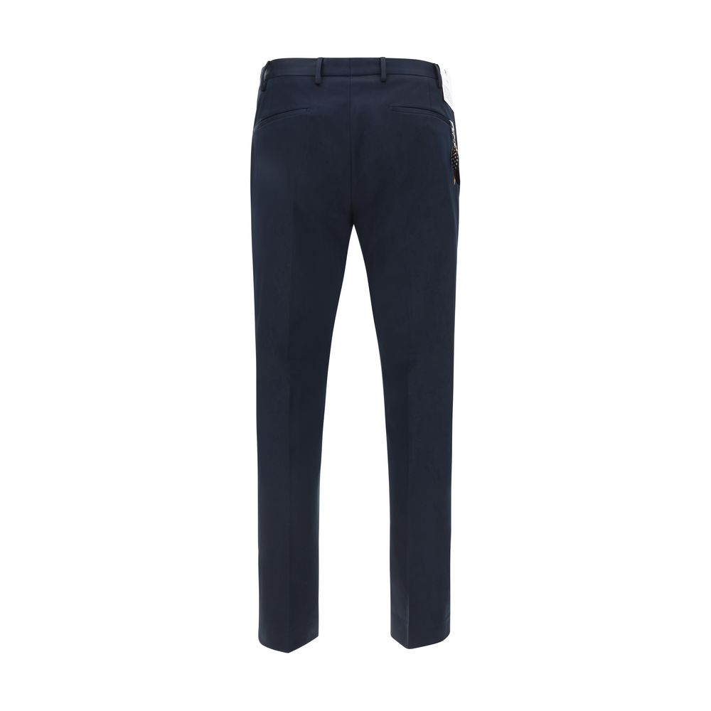 Pantaloni casual PT Torino in cotone blu