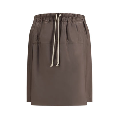 Moncler x Rick Owens Pantaloncini Bermuda Marroni in Poliestere